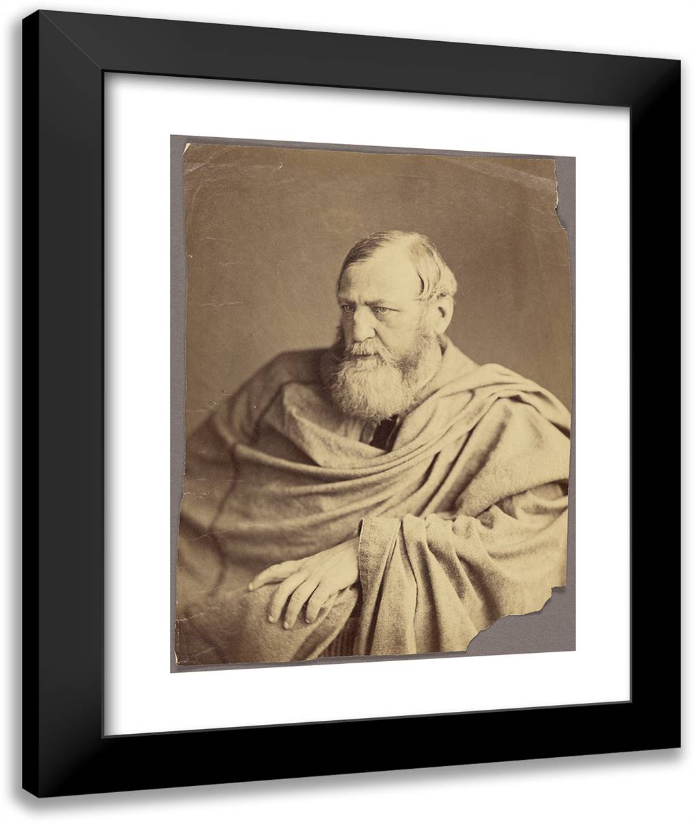 Ch(Arles) Lorentz, Peintre 20x24 Black Modern Wood Framed Art Print Poster by Nadar, Gaspard