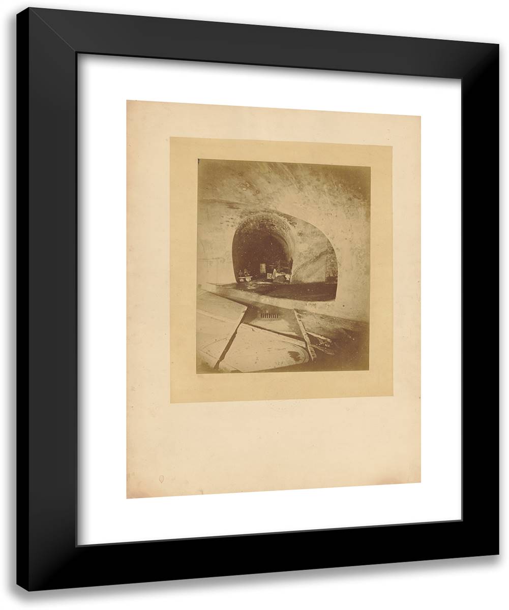 Chambre Du Pont Au Change 20x24 Black Modern Wood Framed Art Print Poster by Nadar, Gaspard