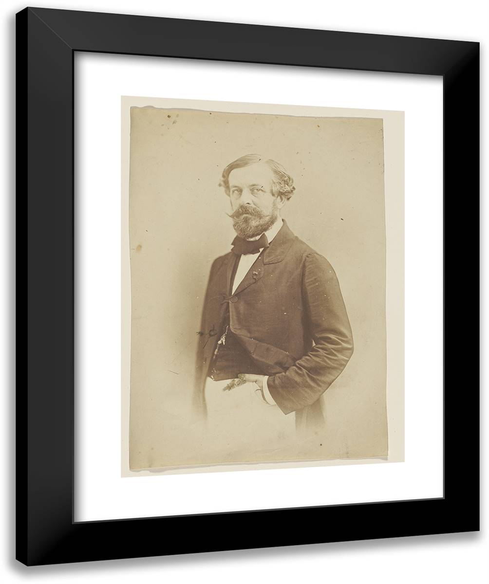 De Lasteyrie, Depute 20x24 Black Modern Wood Framed Art Print Poster by Nadar, Gaspard