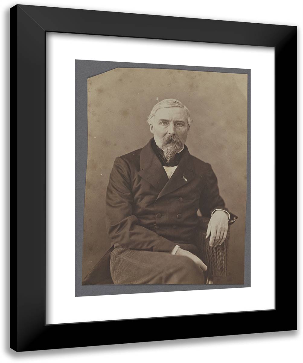 De Noe, Frere De Cham 20x24 Black Modern Wood Framed Art Print Poster by Nadar, Gaspard