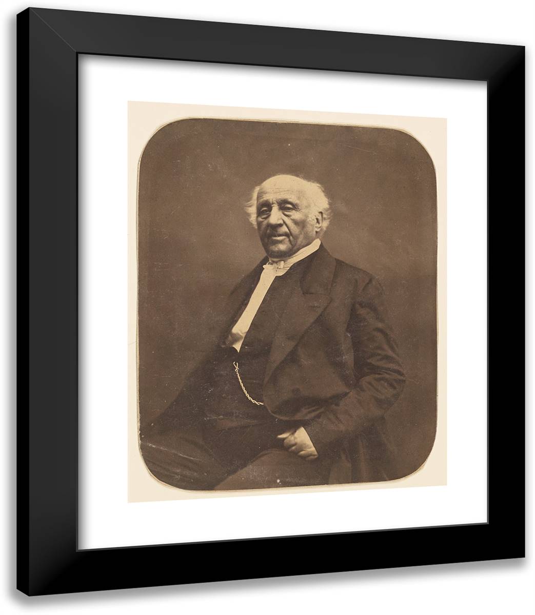 Dr. Petroz, Homeopathe 20x23 Black Modern Wood Framed Art Print Poster by Nadar, Gaspard