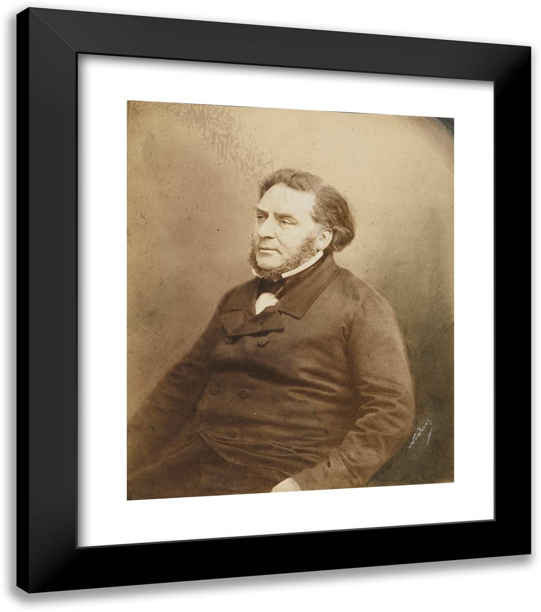 Eugene Bethmont 20x23 Black Modern Wood Framed Art Print Poster by Nadar, Gaspard