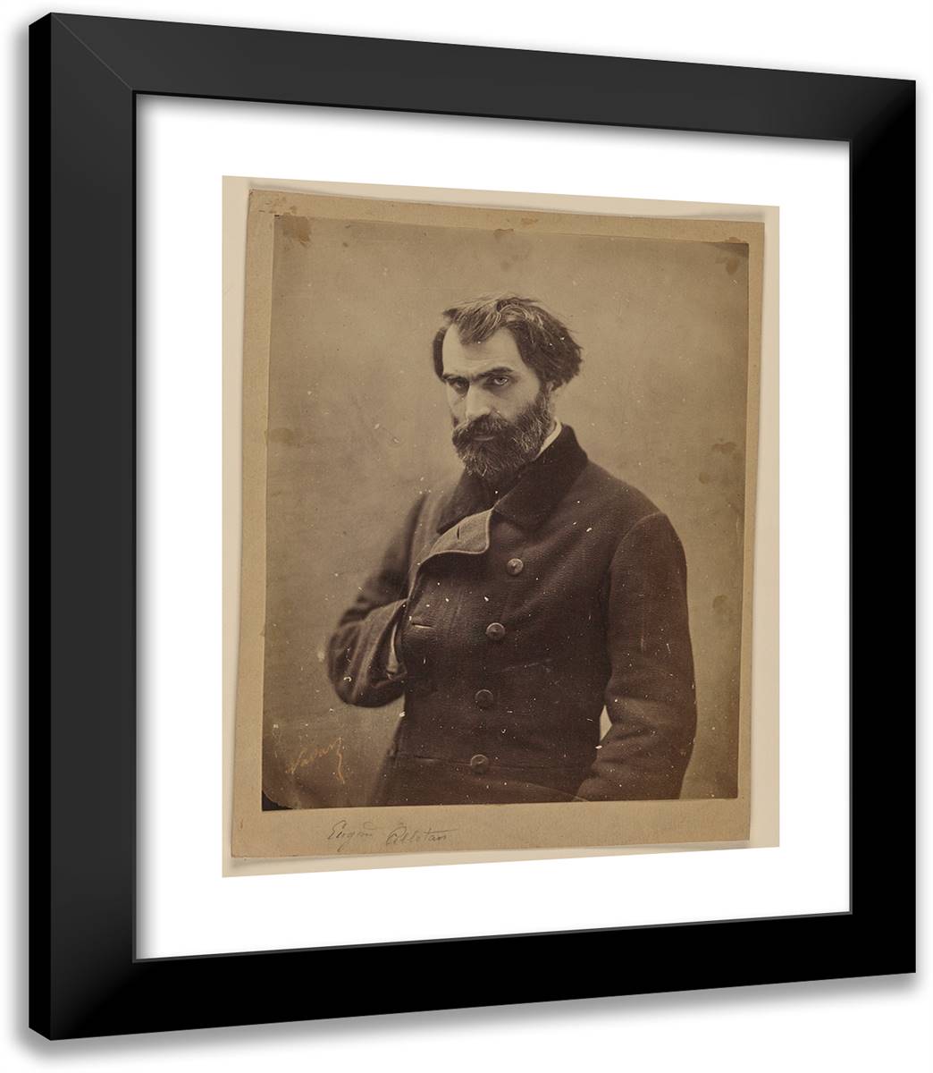Eugene Pelletan 20x23 Black Modern Wood Framed Art Print Poster by Nadar, Gaspard