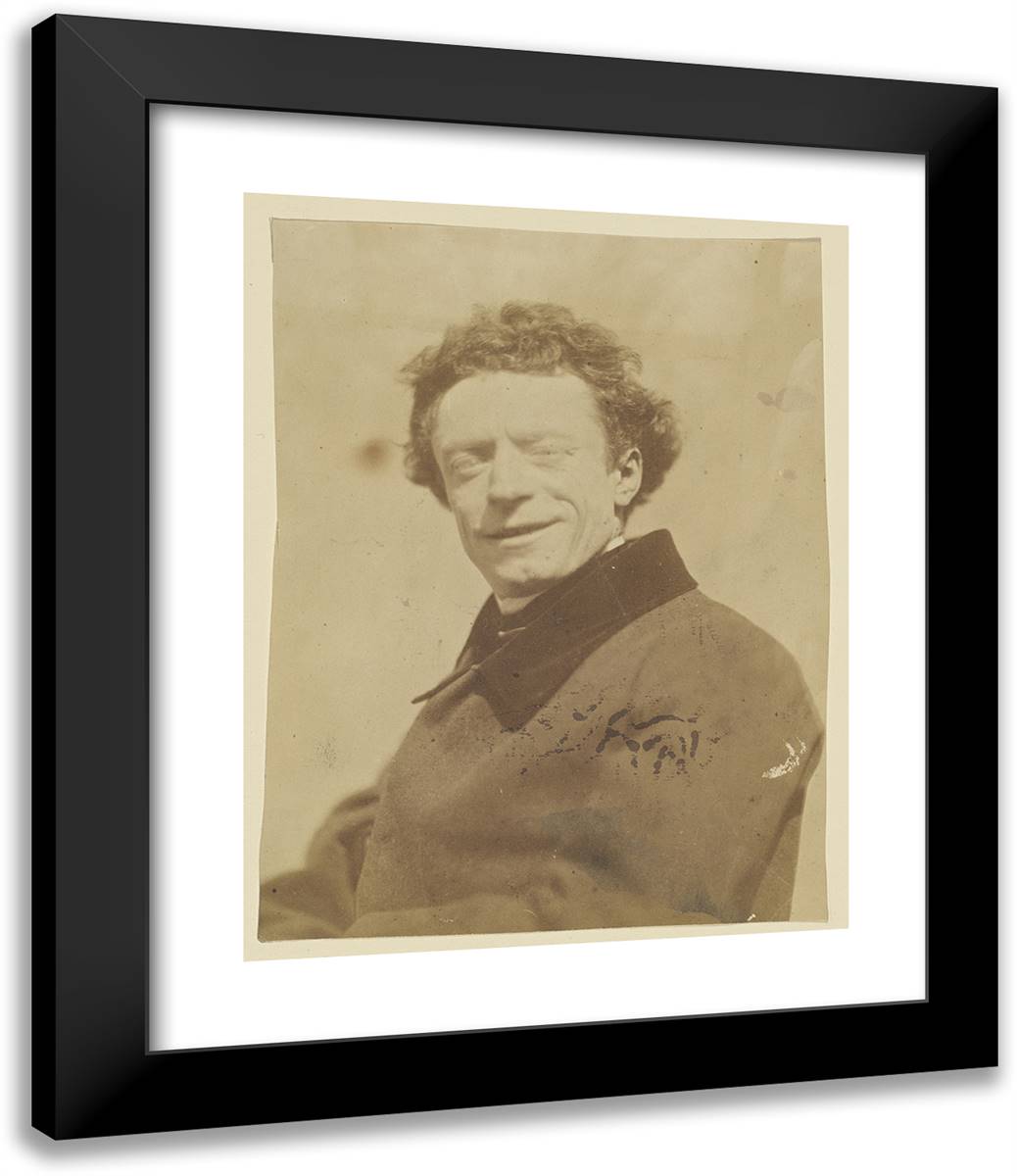 Francois-Louis Leseur, Artiste Dramatique Actor 20x24 Black Modern Wood Framed Art Print Poster by Nadar, Gaspard