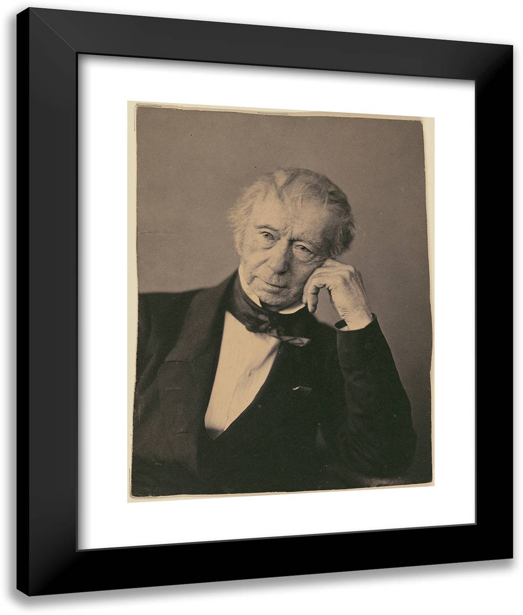 Jean-Pons-Guillaume VIennet 20x24 Black Modern Wood Framed Art Print Poster by Nadar, Gaspard