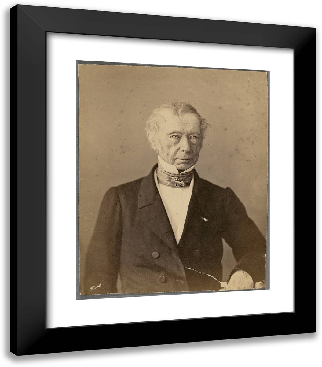 Jean-Pons-Guillaume VIennet I 20x23 Black Modern Wood Framed Art Print Poster by Nadar, Gaspard