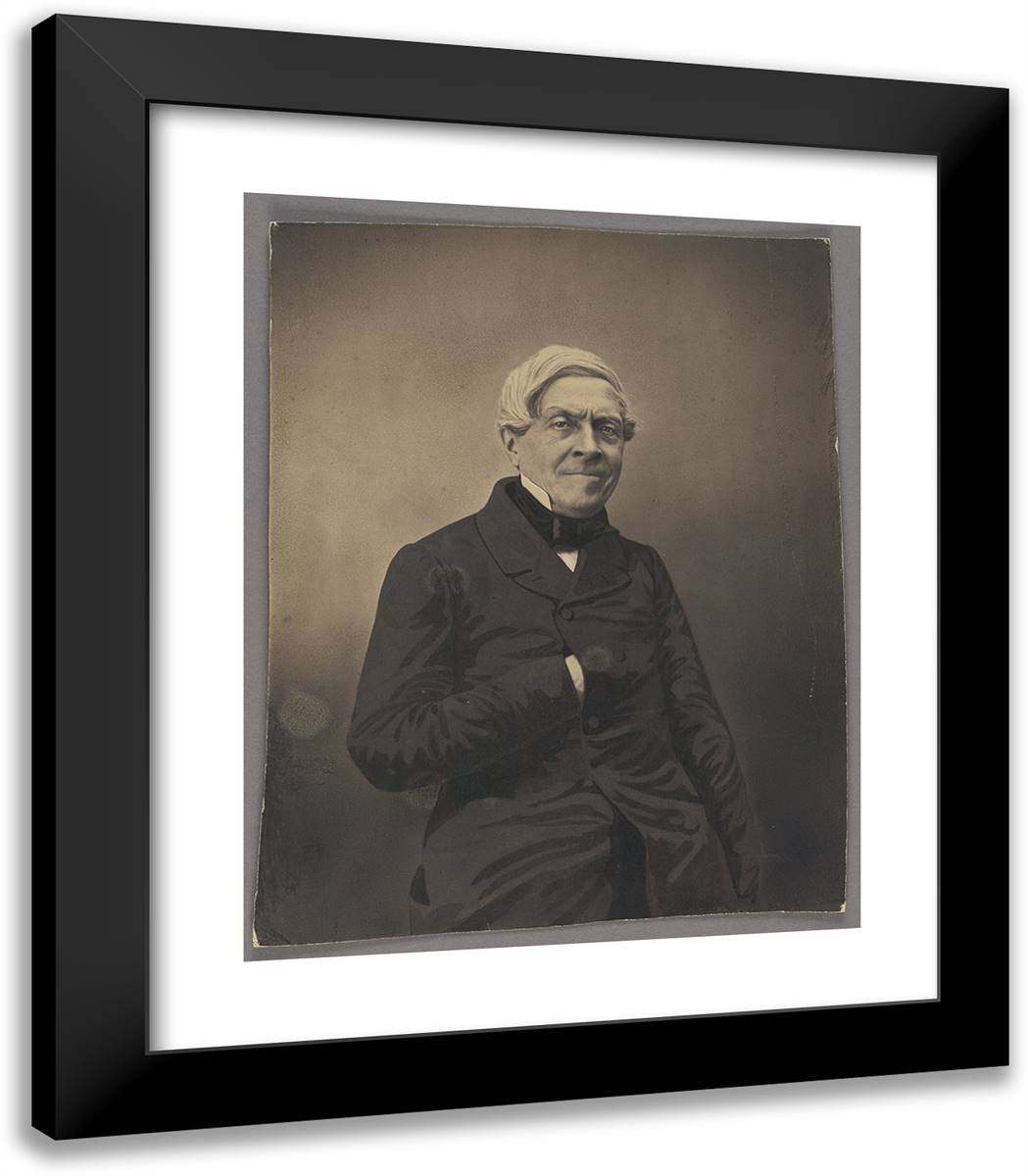 Jules Michelet 20x23 Black Modern Wood Framed Art Print Poster by Nadar, Gaspard