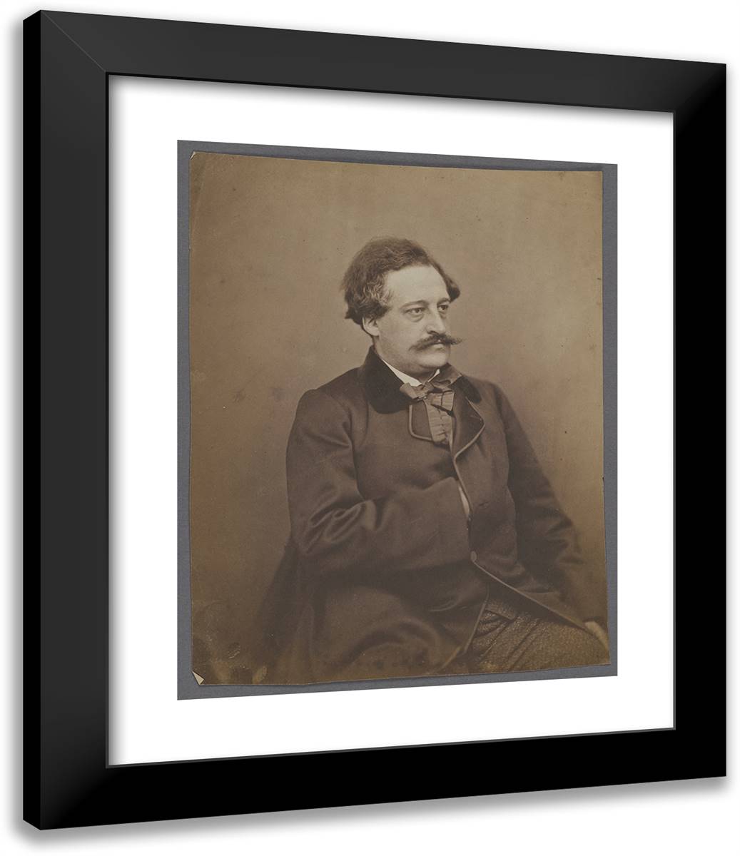 Jules Noriac 20x24 Black Modern Wood Framed Art Print Poster by Nadar, Gaspard