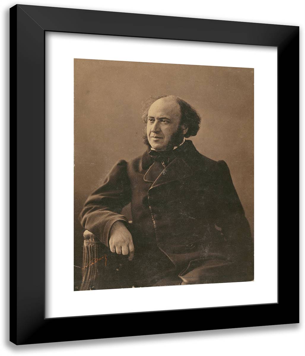 Jules Simon 20x24 Black Modern Wood Framed Art Print Poster by Nadar, Gaspard