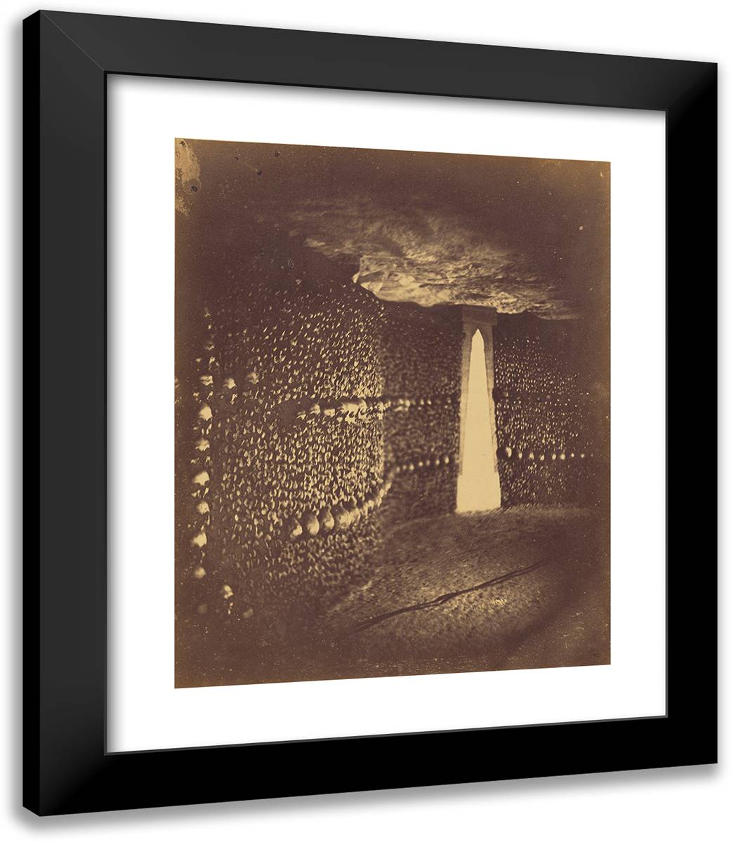 Lumiere Et Courbe 20x23 Black Modern Wood Framed Art Print Poster by Nadar, Gaspard