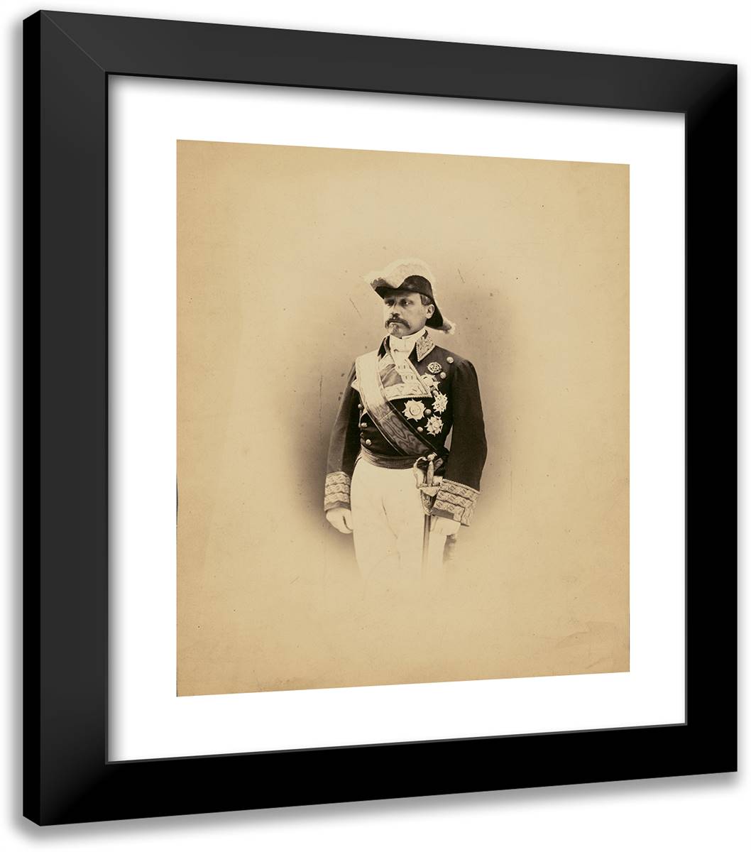M(Arech)Al Serrano I 20x23 Black Modern Wood Framed Art Print Poster by Nadar, Gaspard