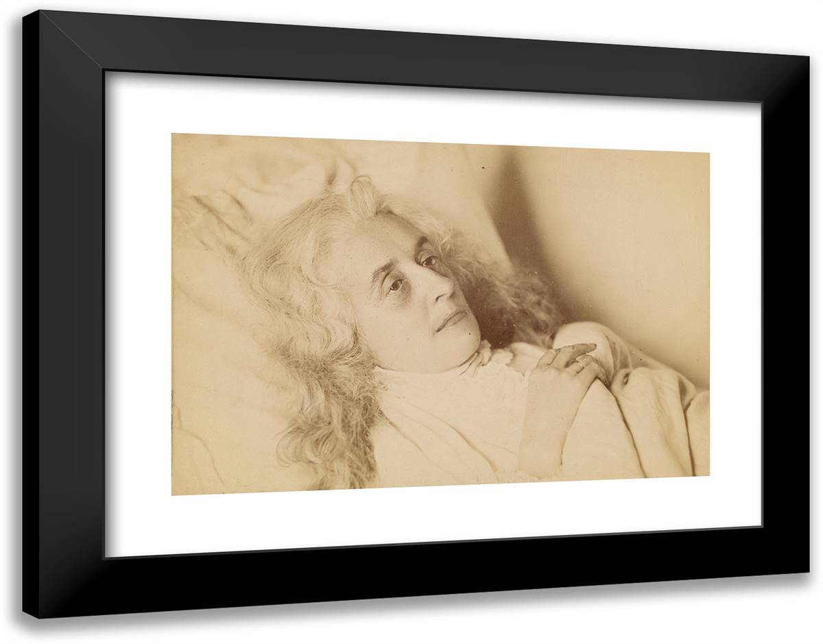 Mme Ernestine Nadar 24x19 Black Modern Wood Framed Art Print Poster by Nadar, Gaspard