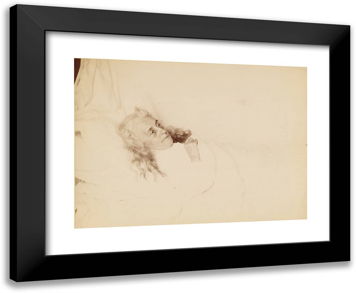 Mme Ernestine Nadar II 24x20 Black Modern Wood Framed Art Print Poster by Nadar, Gaspard