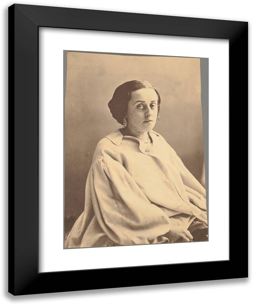 Mme. (Ernestine Lefevre) Nadar 19x24 Black Modern Wood Framed Art Print Poster by Nadar, Gaspard