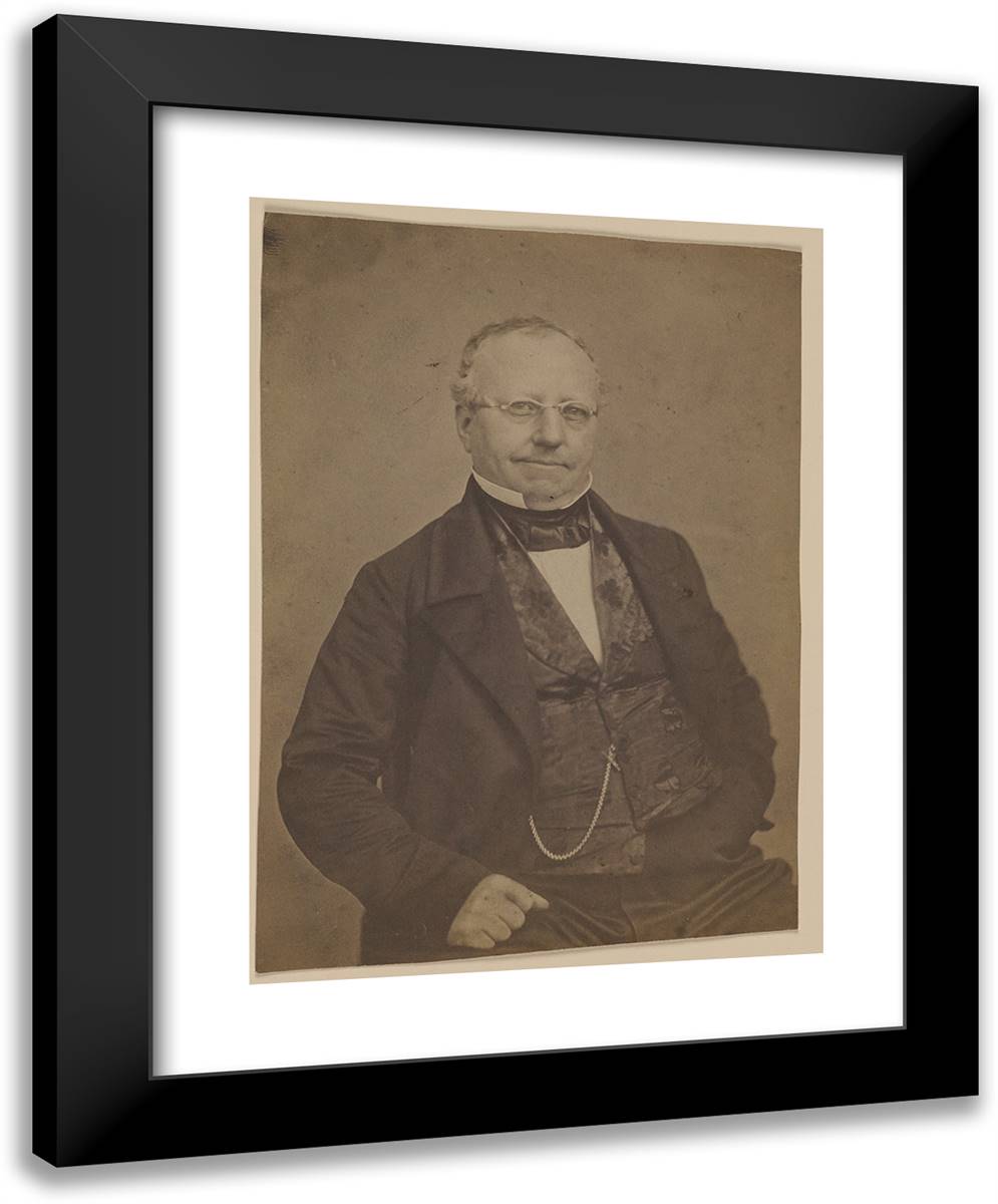 Panis I 19x24 Black Modern Wood Framed Art Print Poster by Nadar, Gaspard