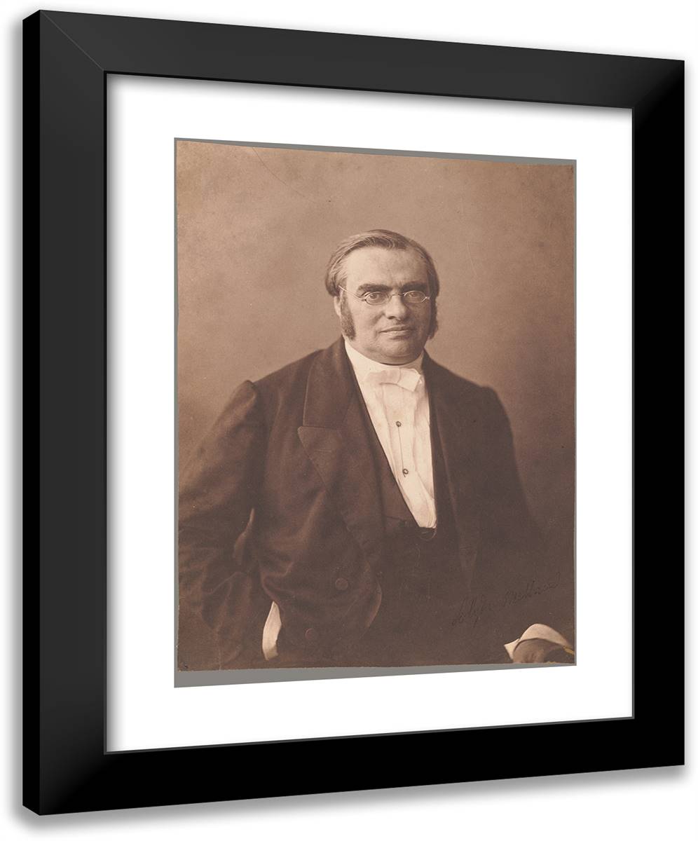 Polydor(E) Millaud 19x24 Black Modern Wood Framed Art Print Poster by Nadar, Gaspard