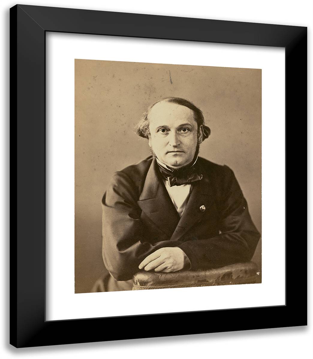 Sauvage, Directeur De La Compagnie De L'Est 20x23 Black Modern Wood Framed Art Print Poster by Nadar, Gaspard