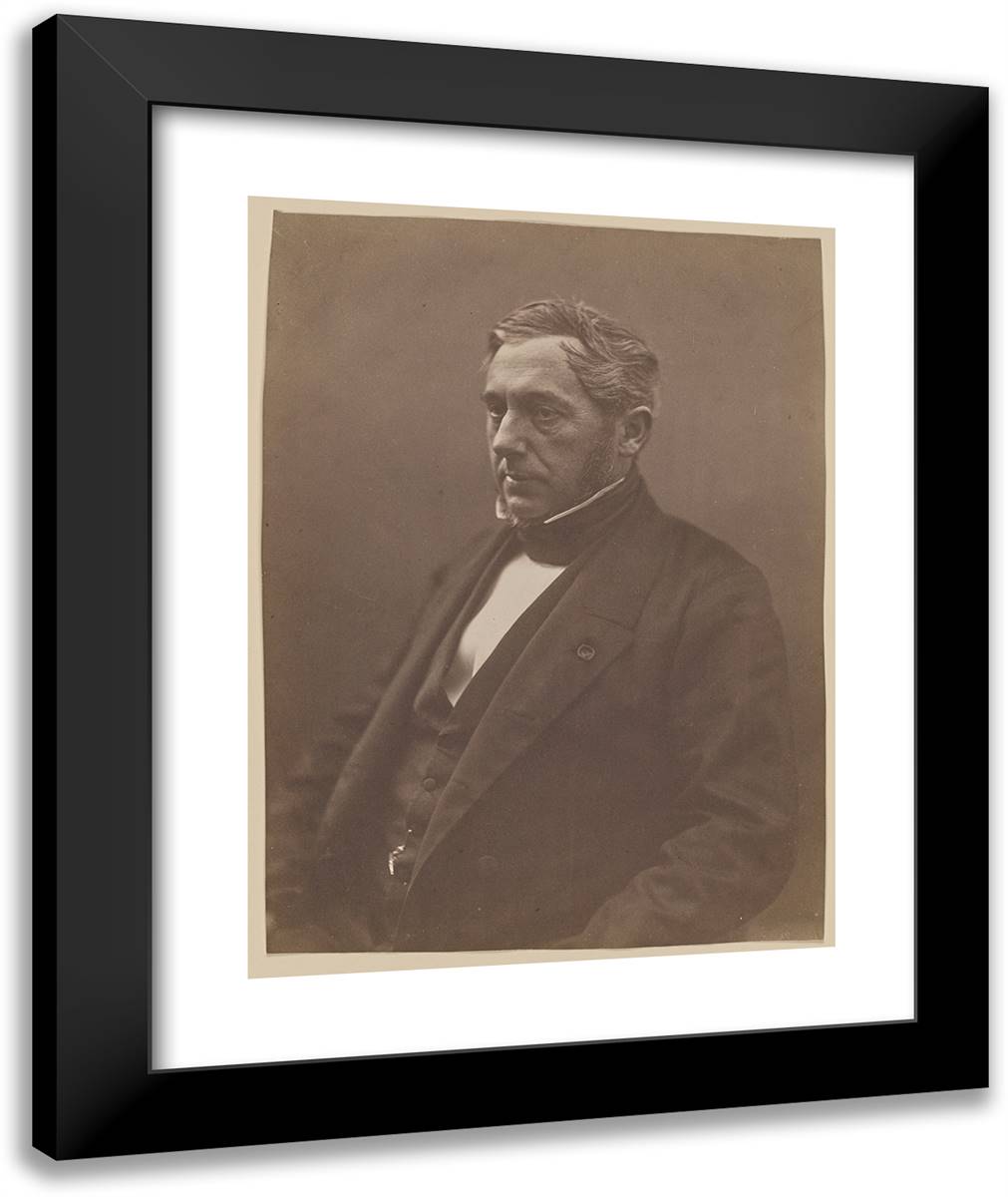 Theophile-Jules Pelouze, Chimiste 20x24 Black Modern Wood Framed Art Print Poster by Nadar, Gaspard
