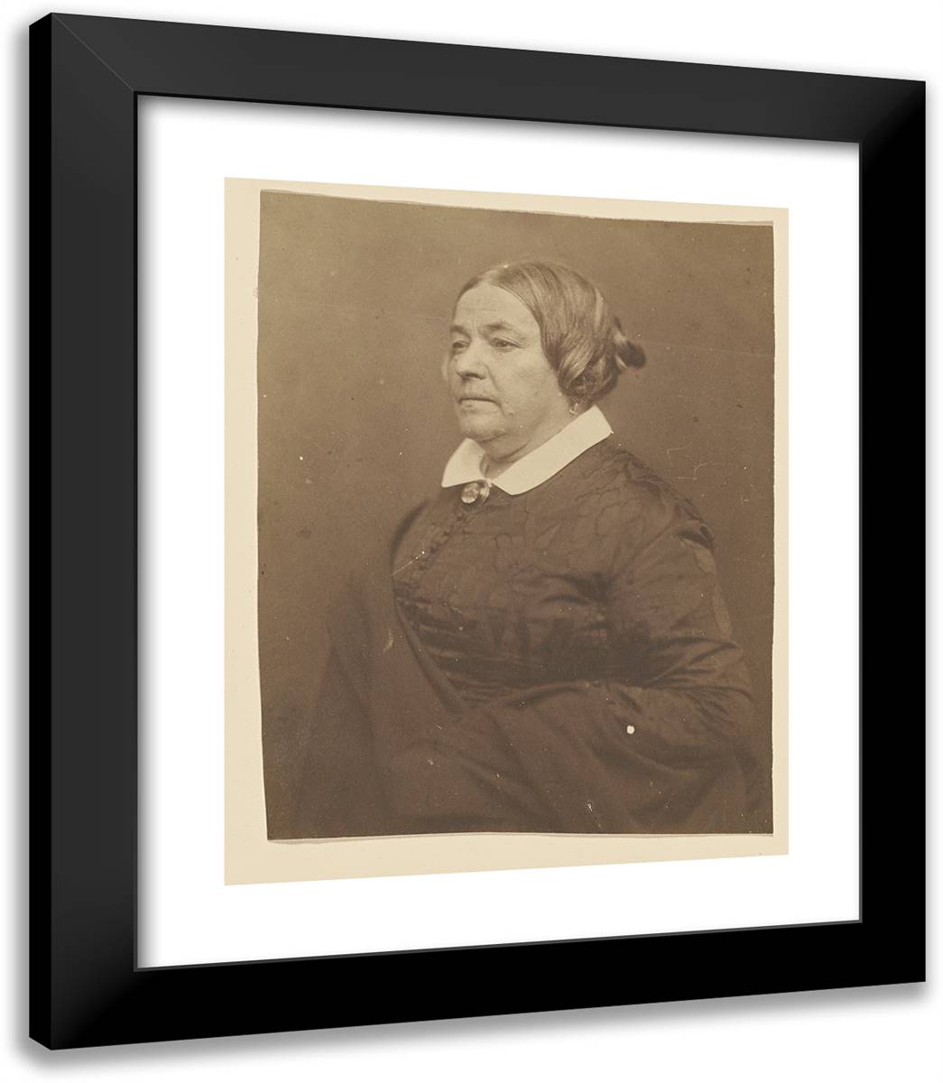 Therese Tournachon 20x23 Black Modern Wood Framed Art Print Poster by Nadar, Gaspard