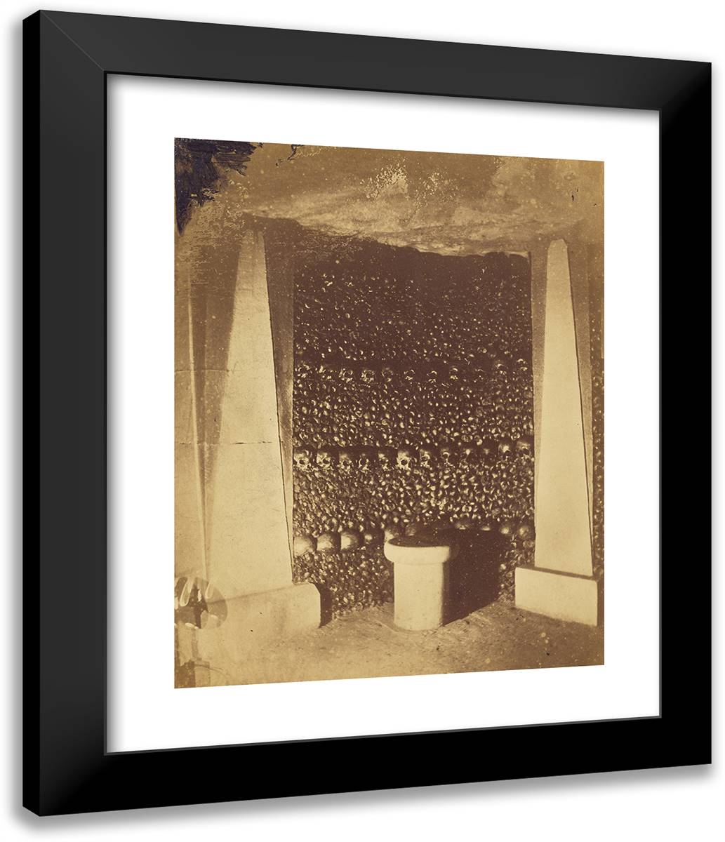 View in the Catacombs 20x24 Black Modern Wood Framed Art Print Poster by Nadar, Gaspard