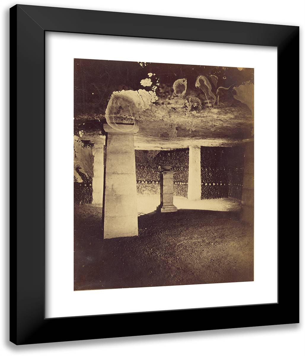 View in the Catacombs I 20x24 Black Modern Wood Framed Art Print Poster by Nadar, Gaspard