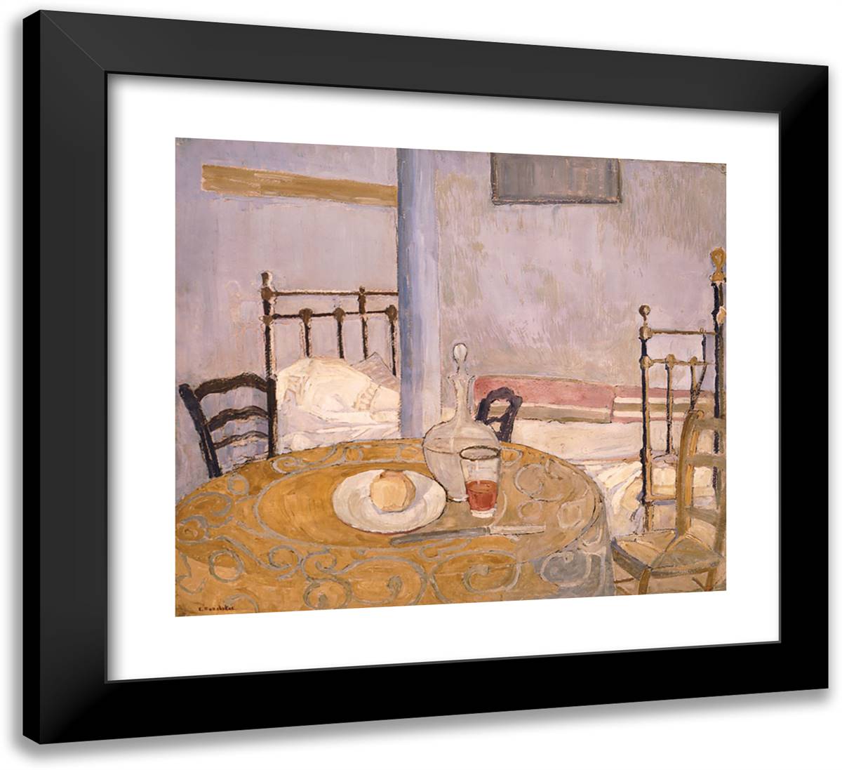 Archontariki Lavra Mount Athos 22x20 Black Modern Wood Framed Art Print Poster by Papaloukas, Spyros