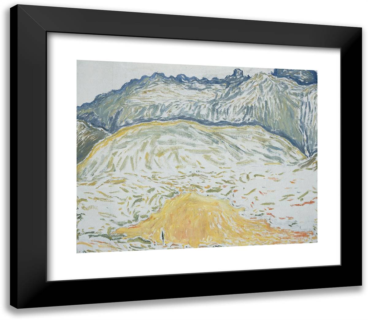 Landscape from Delphi 23x20 Black Modern Wood Framed Art Print Poster by Papaloukas, Spyros