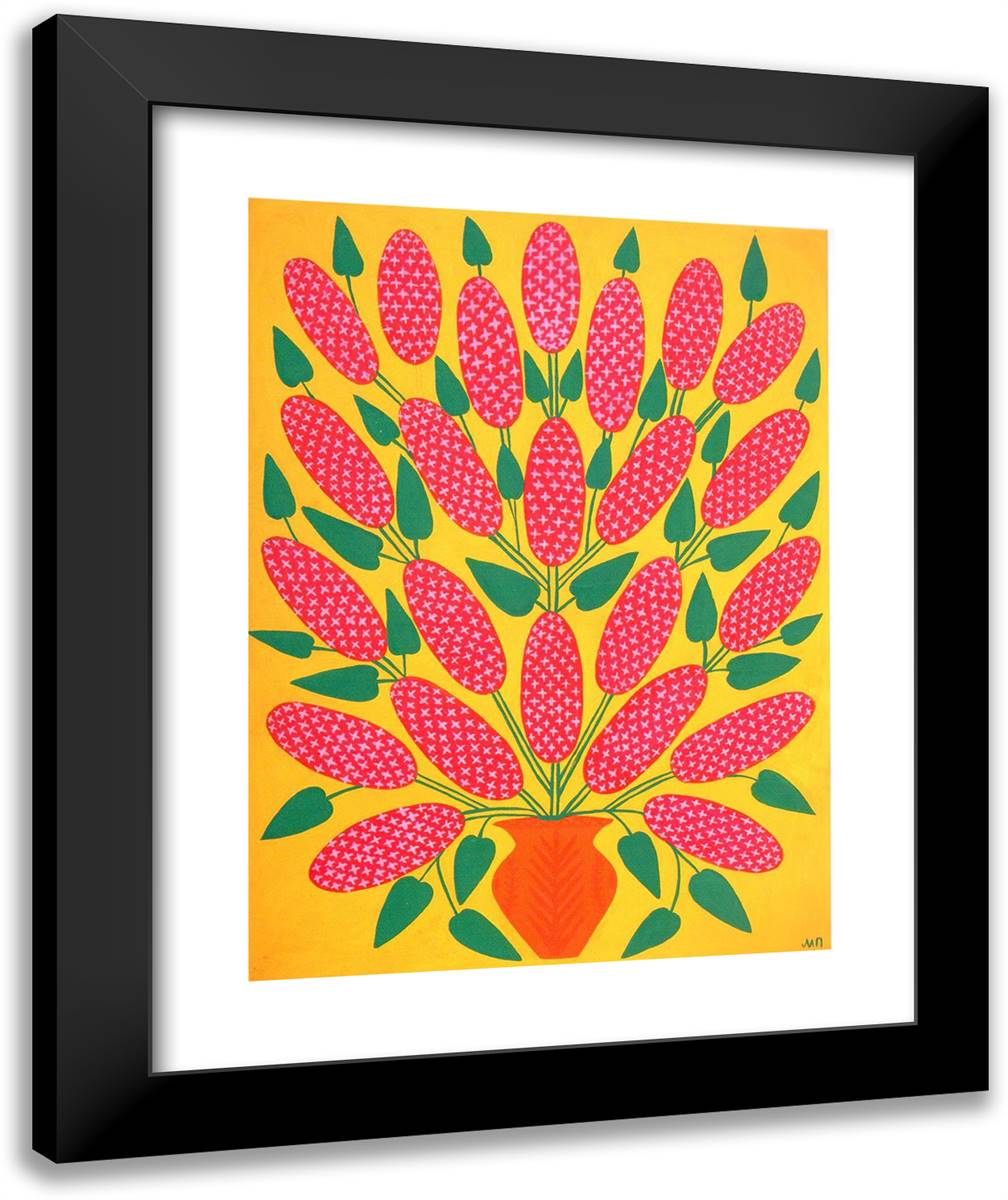 Lilac 20x24 Black Modern Wood Framed Art Print Poster by Primachenko, Maria