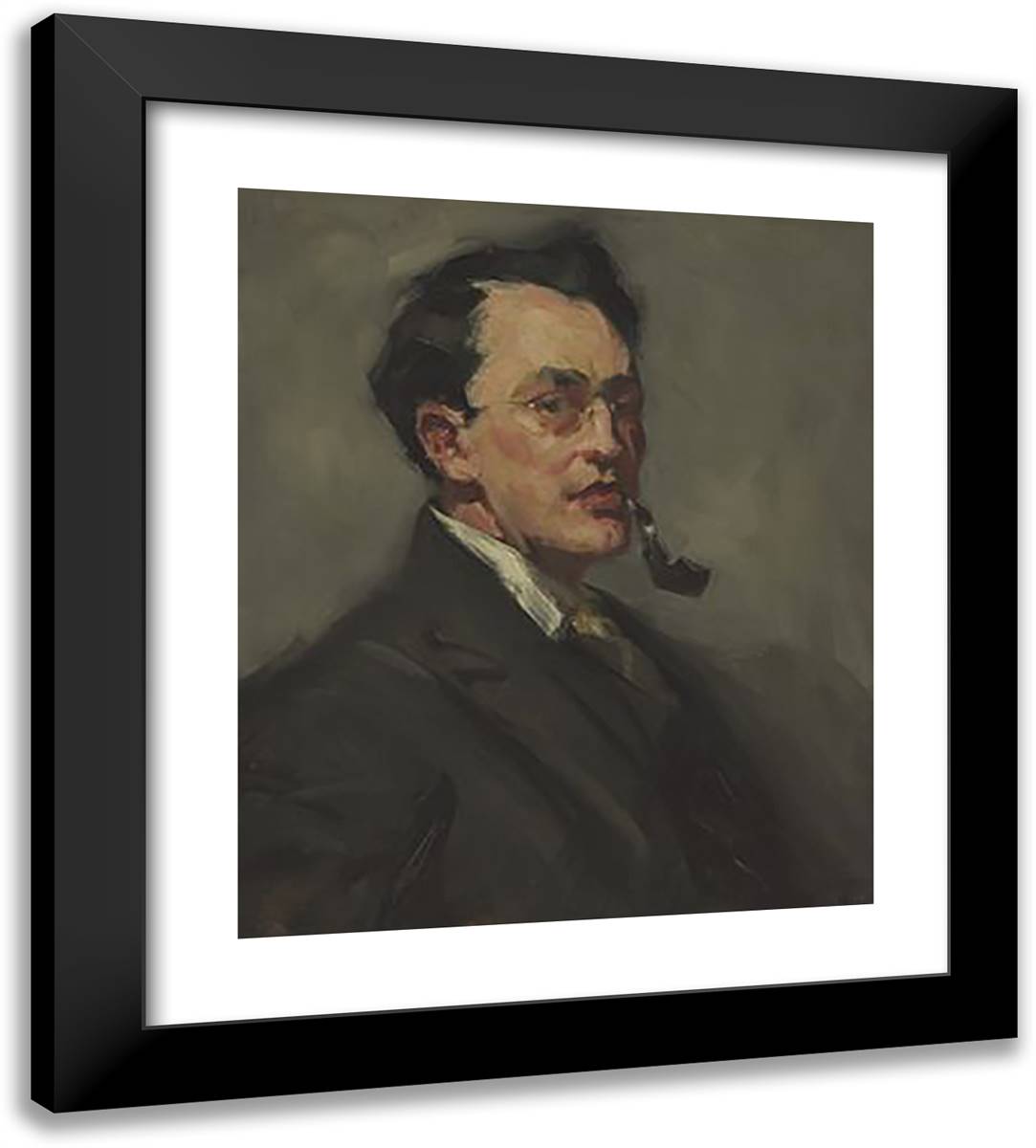 John Sloan 20x22 Black Modern Wood Framed Art Print Poster by Henri, Robert