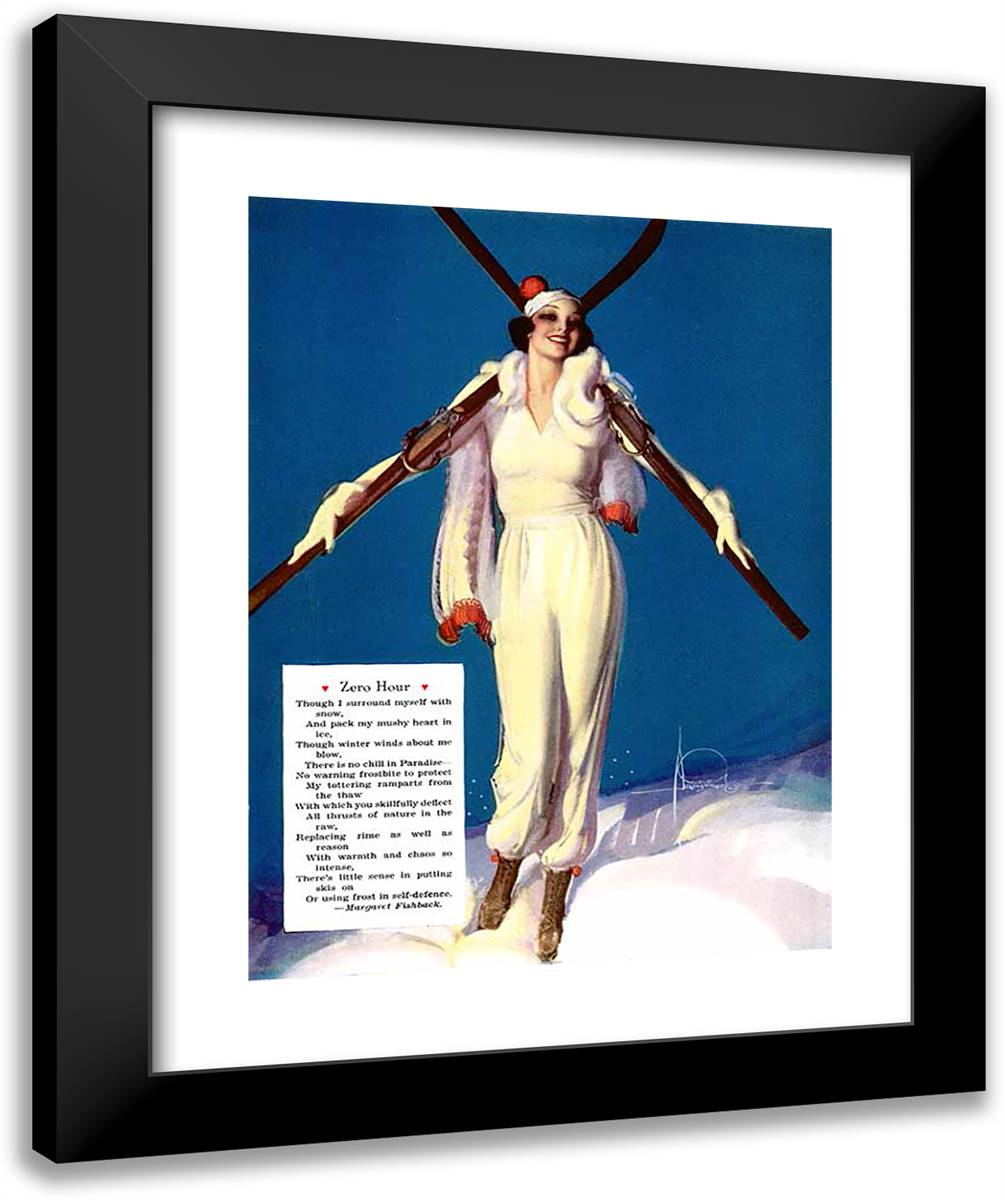 Life, Interior Pin-Up 20x24 Black Modern Wood Framed Art Print Poster by Armstrong, Rolf