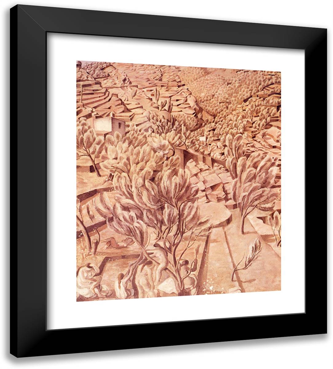 Source in the Hornet 20x22 Black Modern Wood Framed Art Print Poster by Dali, Salvador