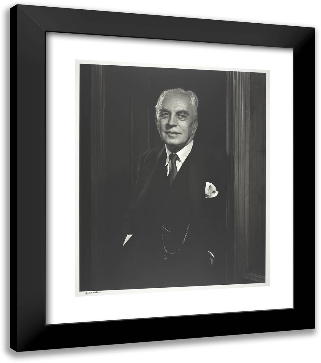Arnold Toynbee 20x23 Black Modern Wood Framed Art Print Poster by Karsh, Yousuf