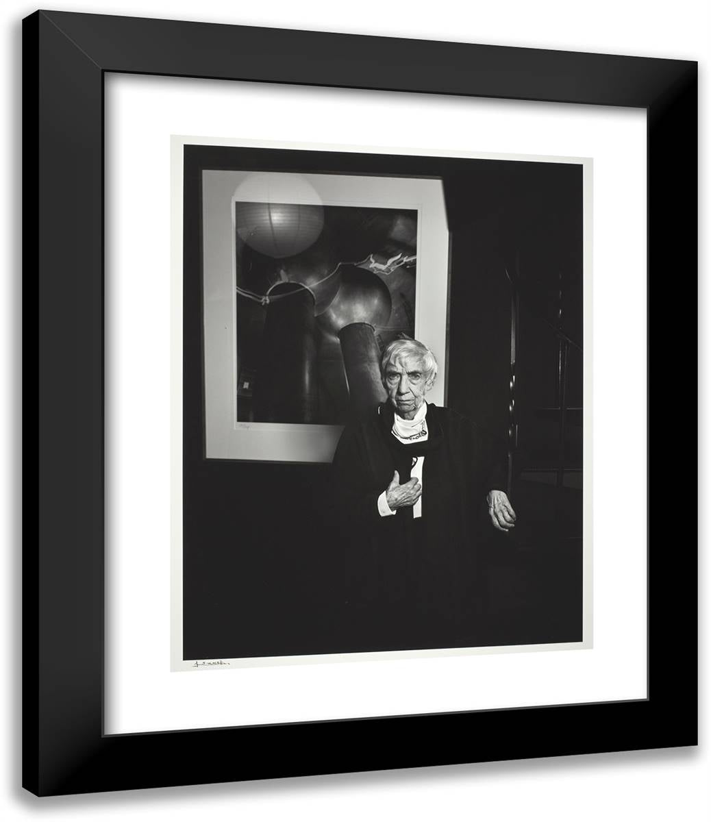 Berenice Abbott 20x24 Black Modern Wood Framed Art Print Poster by Karsh, Yousuf