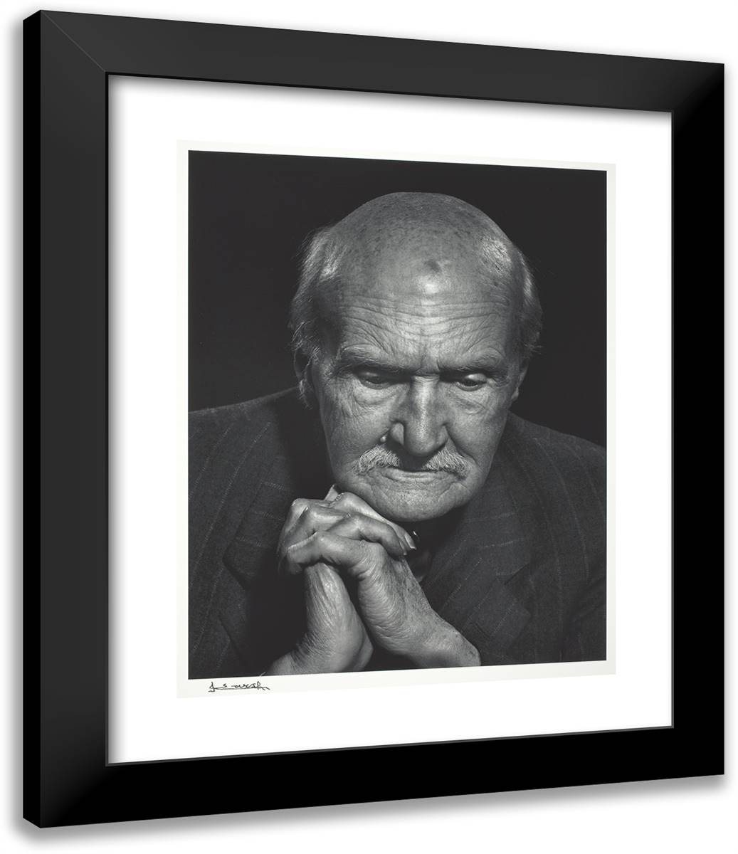 Gilbert Murray 20x24 Black Modern Wood Framed Art Print Poster by Karsh, Yousuf
