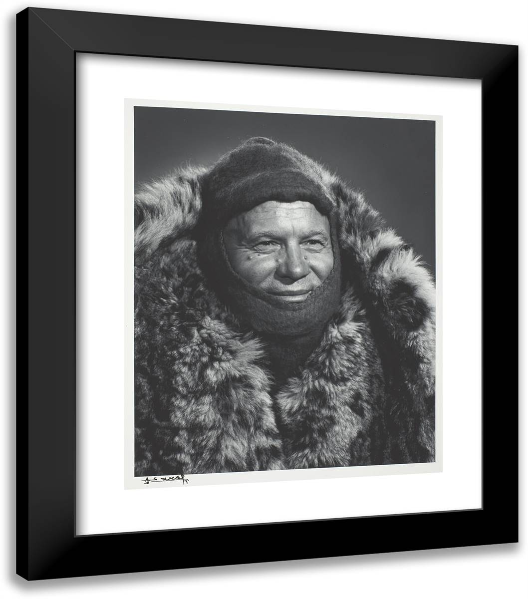 Nikita Khruschev 20x23 Black Modern Wood Framed Art Print Poster by Karsh, Yousuf