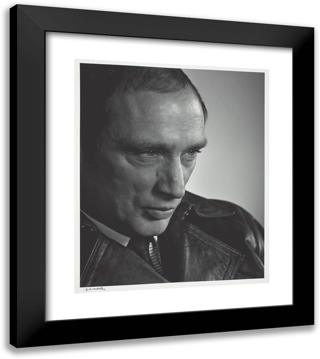 Pierre Elliott Trudeau 20x23 Black Modern Wood Framed Art Print Poster by Karsh, Yousuf
