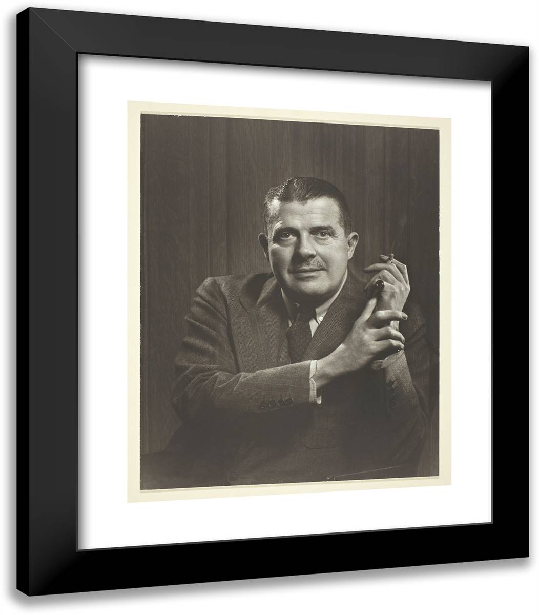 Stuyvesant Peabody 20x23 Black Modern Wood Framed Art Print Poster by Karsh, Yousuf