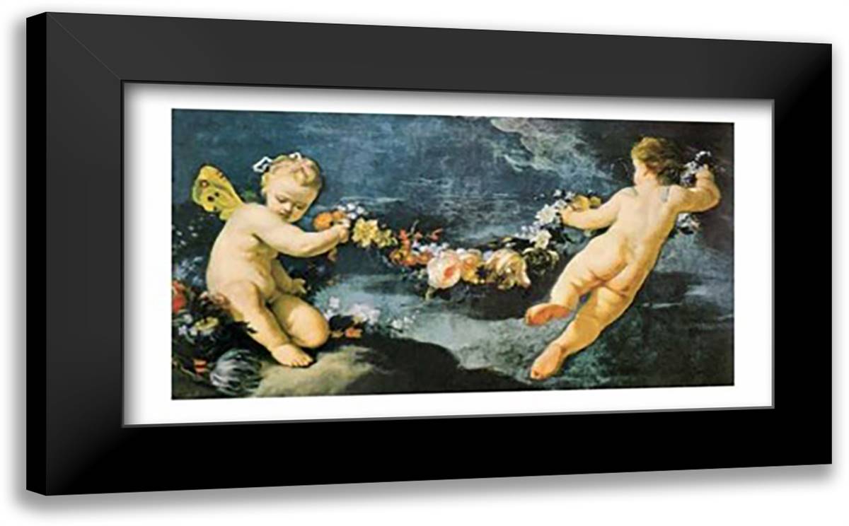 Beaujolais 24x20 Black Modern Wood Framed Art Print Poster by Max, Louise