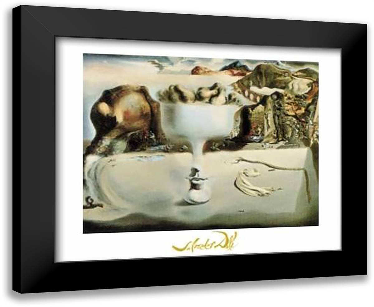 Blue Plate Special 24x20 Black Modern Wood Framed Art Print Poster by Max, Louise