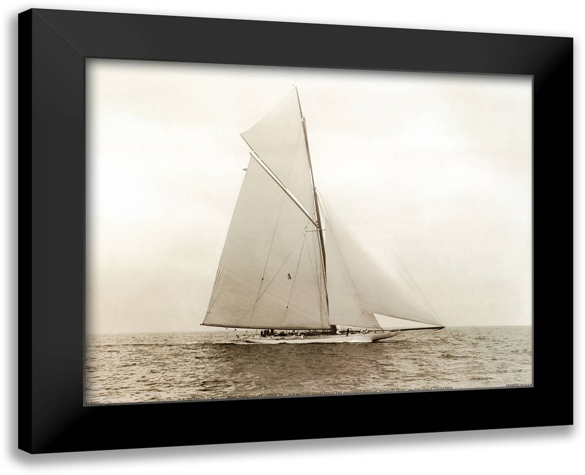 Reliance 18x15 Black Modern Wood Framed Art Print Poster by Levick, Edwin