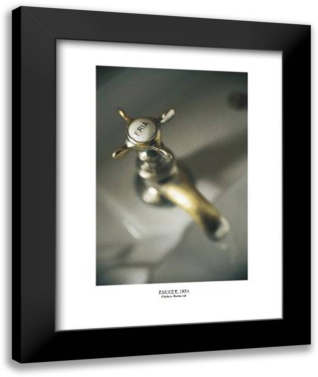 Faucet, 1934 16x20 Black Modern Wood Framed Art Print Poster by Berrocal, Calixto