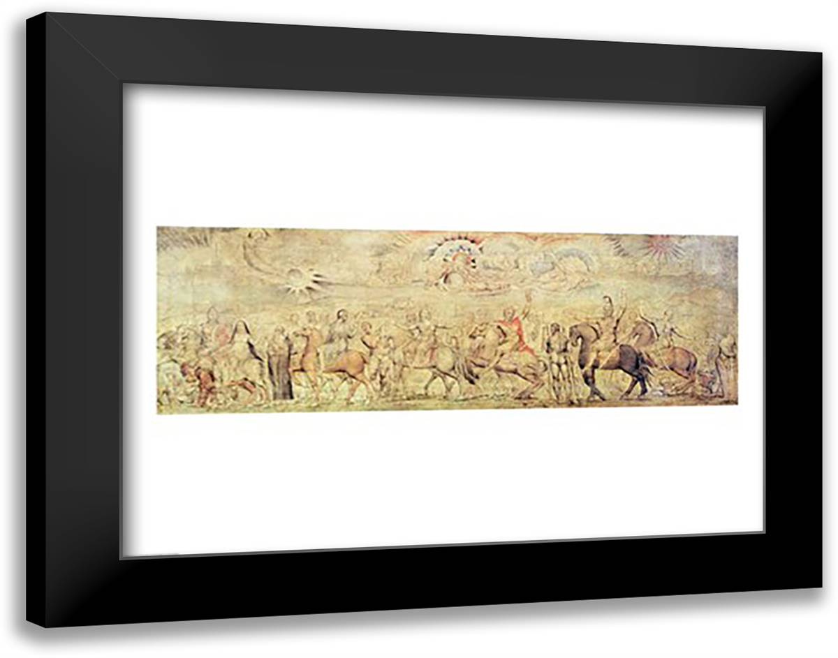 The Faerie Queene 28x22 Black Modern Wood Framed Art Print Poster by Gerard, Francois