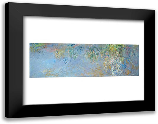 Wisteria, 1919-20 28x22 Black Modern Wood Framed Art Print Poster by Monet, Claude