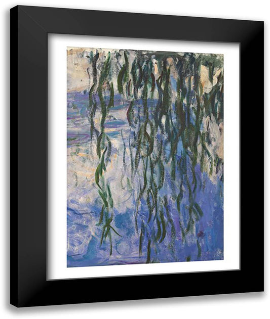 Waterlilies, 1916-19 22x28 Black Modern Wood Framed Art Print Poster by Monet, Claude