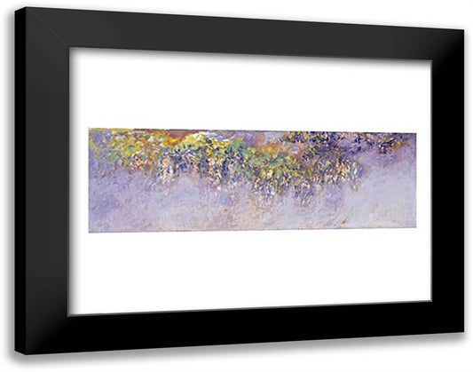 Wisteria, 1919-20 28x22 Black Modern Wood Framed Art Print Poster by Monet, Claude