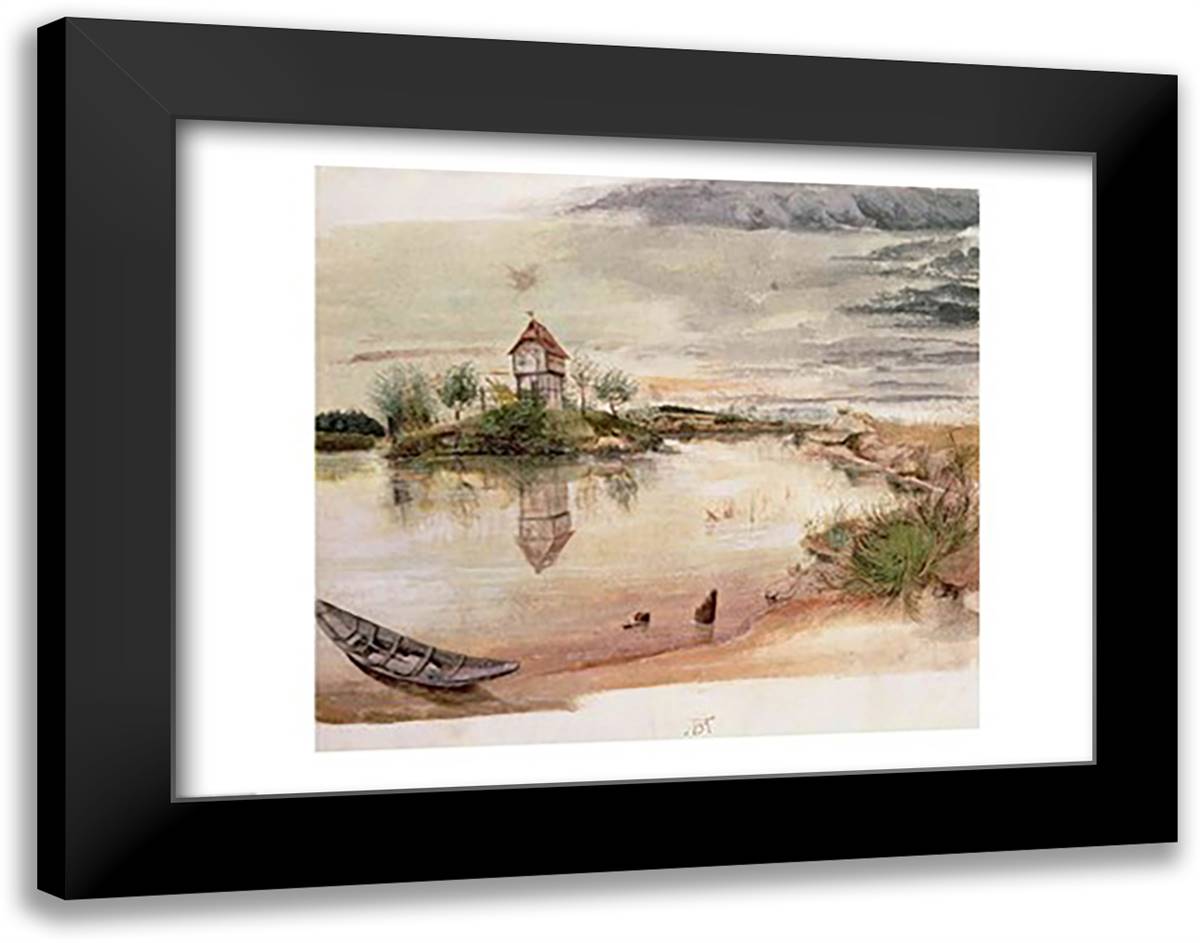 Weierhaus 28x22 Black Modern Wood Framed Art Print Poster by Durer, Albrecht