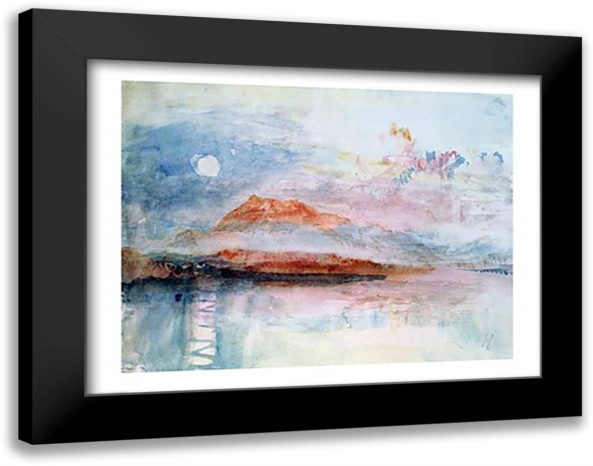 Righi, after 1830 28x22 Black Modern Wood Framed Art Print Poster by Turner, J.M.W.
