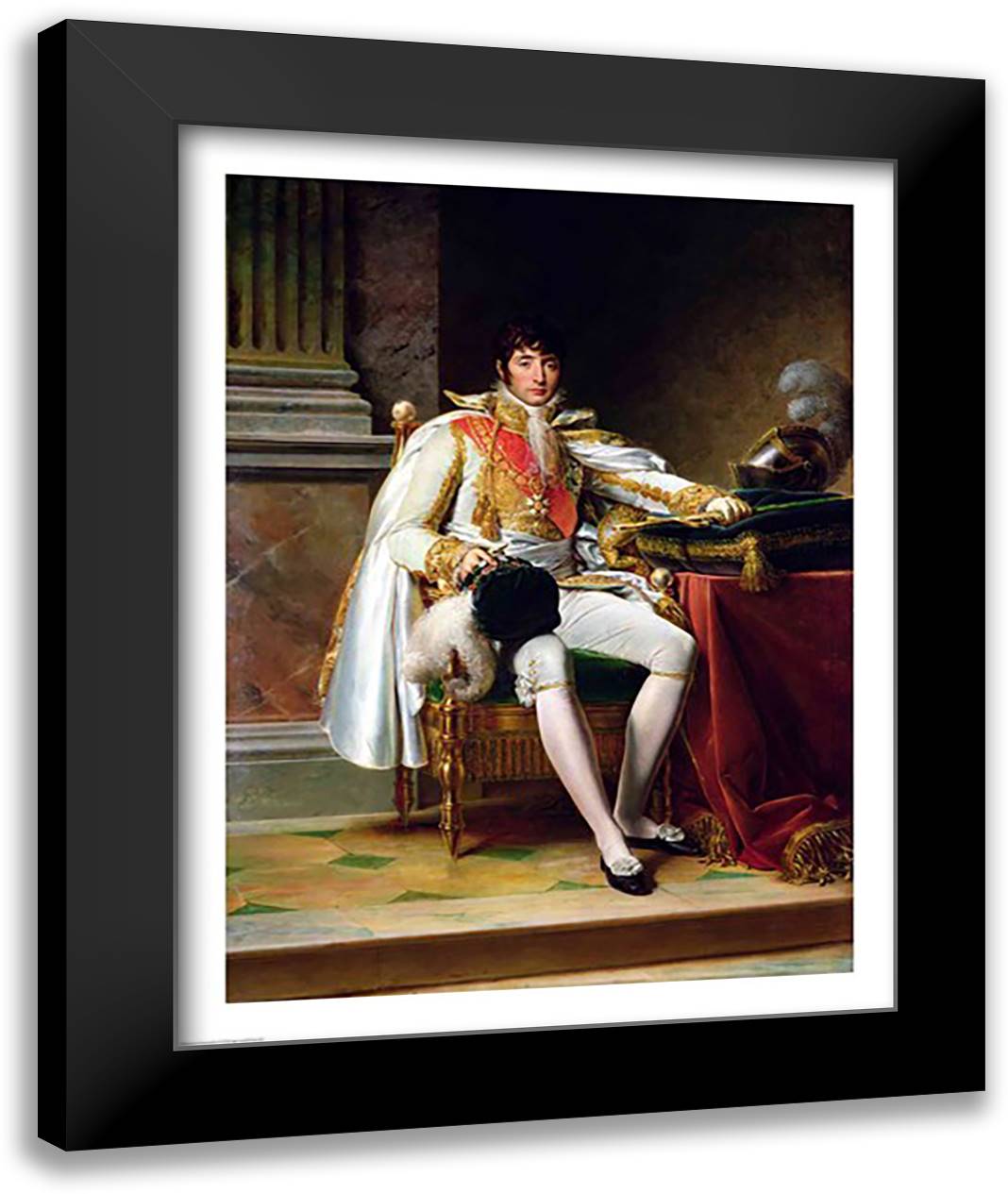 Louis Bonaparte 22x28 Black Modern Wood Framed Art Print Poster by Gerard, Francois
