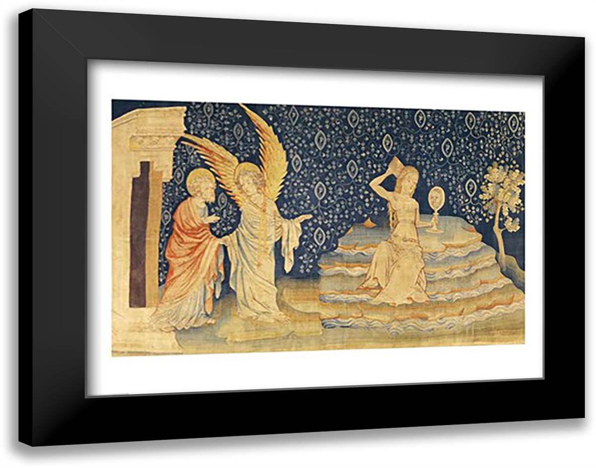 The Woman of Babylon 28x22 Black Modern Wood Framed Art Print Poster by Bataille, Nicolas