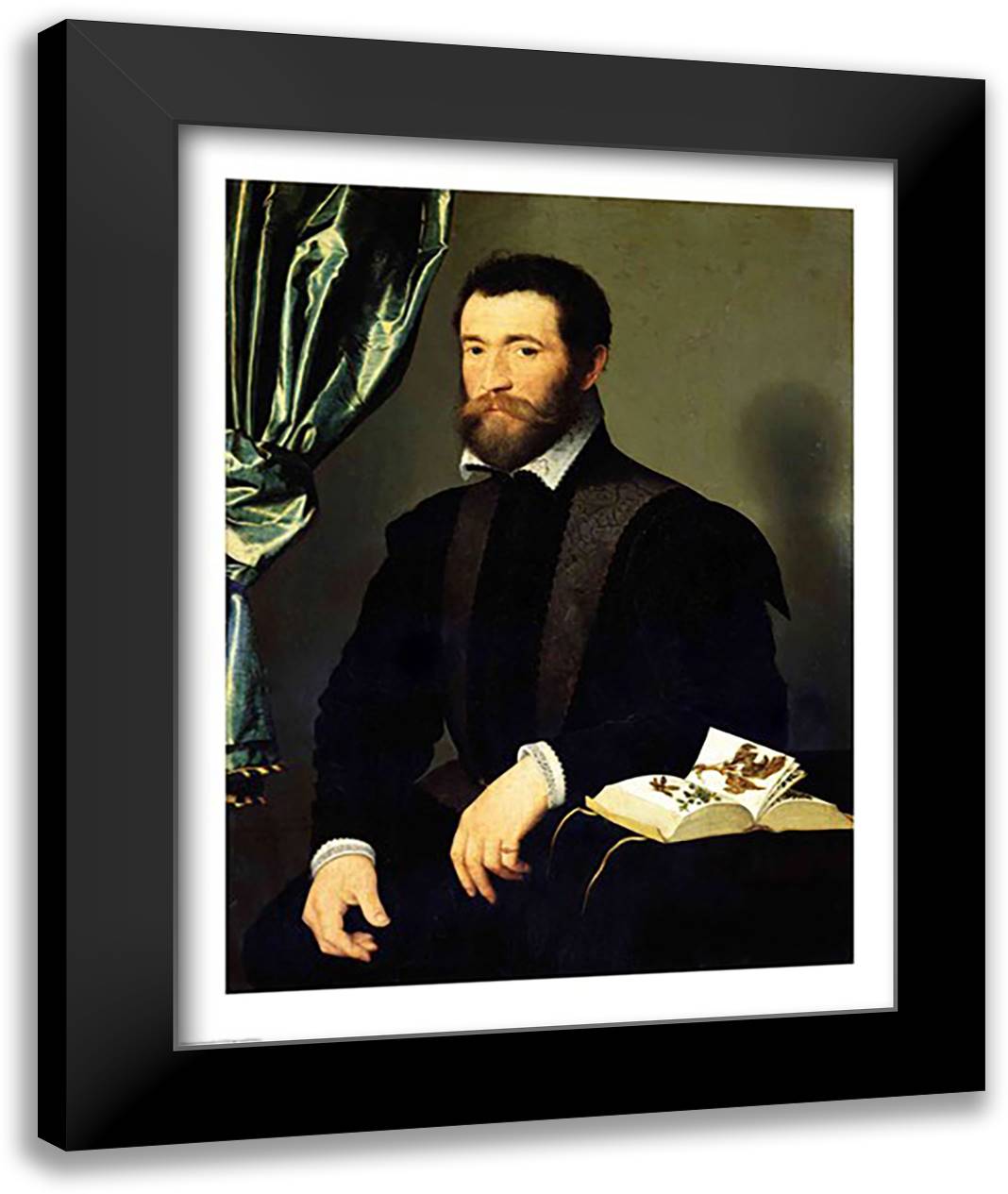 Pierre Quthe 22x28 Black Modern Wood Framed Art Print Poster by Clouet, Francois